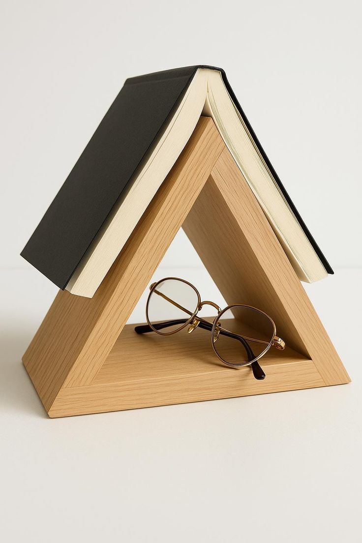 Wooden Book Stand